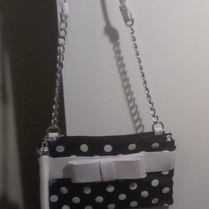 New polka dot crossbody